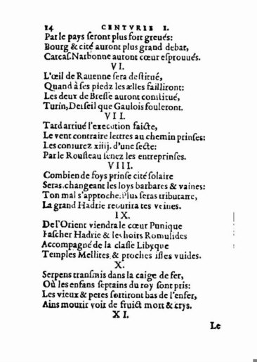 About Nostradamus prophecy