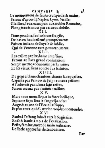 About Nostradamus prophecy