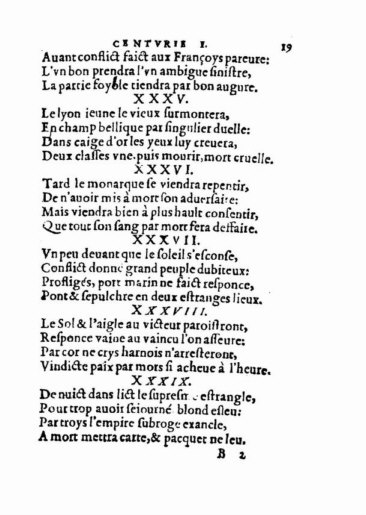 About Nostradamus prophecy