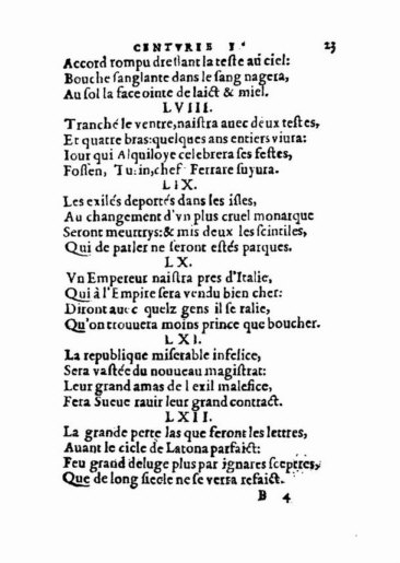 About Nostradamus prophecy