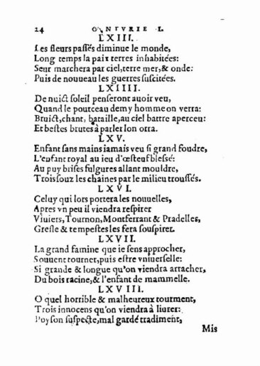 About Nostradamus prophecy