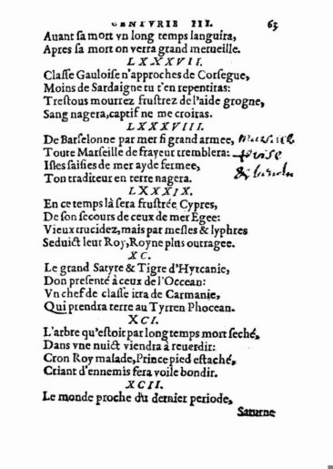 About Nostradamus prophecy