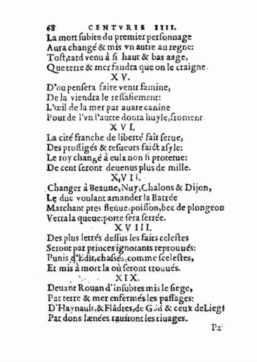 About Nostradamus prophecy