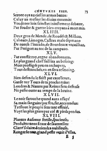 About Nostradamus prophecy