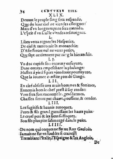 About Nostradamus prophecy