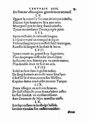 About Nostradamus prophecy