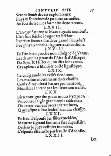 About Nostradamus prophecy