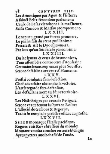 About Nostradamus prophecy