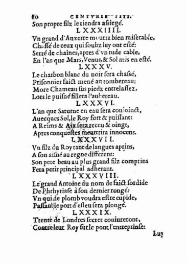 About Nostradamus prophecy