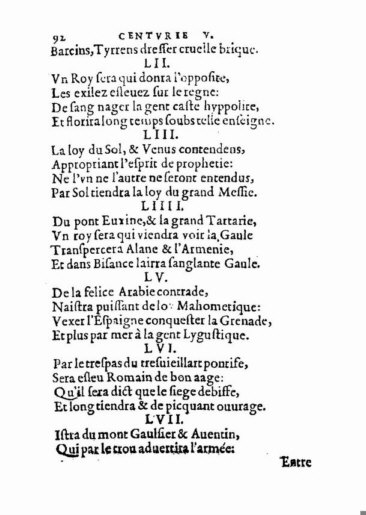 About Nostradamus prophecy