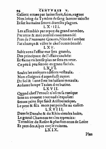 About Nostradamus prophecy