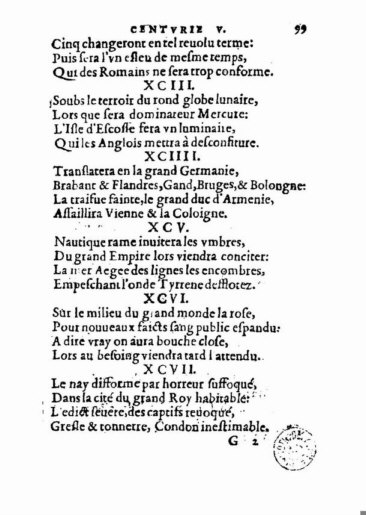 About Nostradamus prophecy