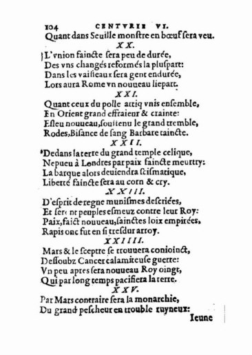 About Nostradamus prophecy