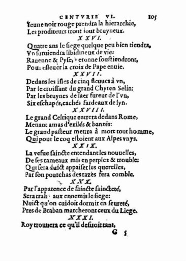About Nostradamus prophecy