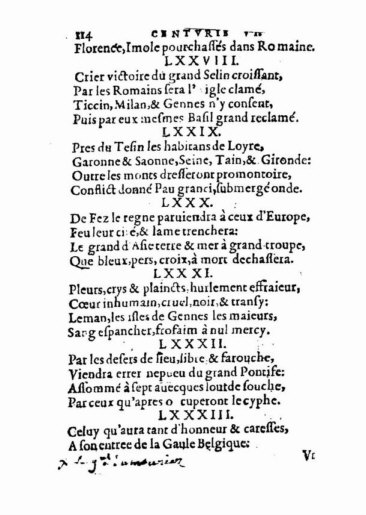 About Nostradamus prophecy