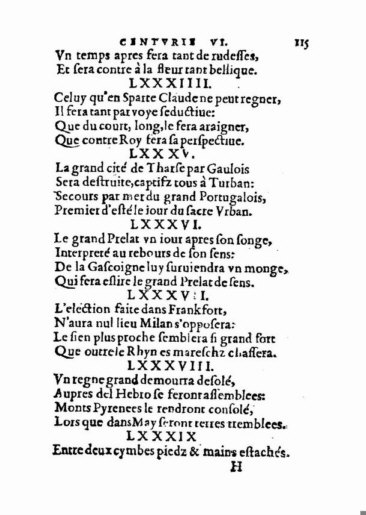 About Nostradamus prophecy