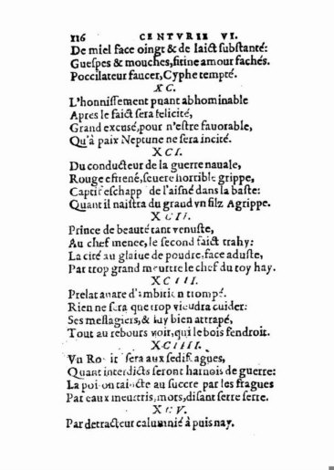 About Nostradamus prophecy