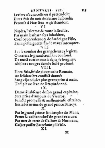 About Nostradamus prophecy