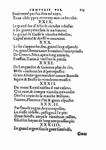About Nostradamus prophecy
