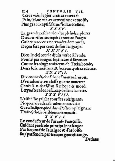 About Nostradamus prophecy