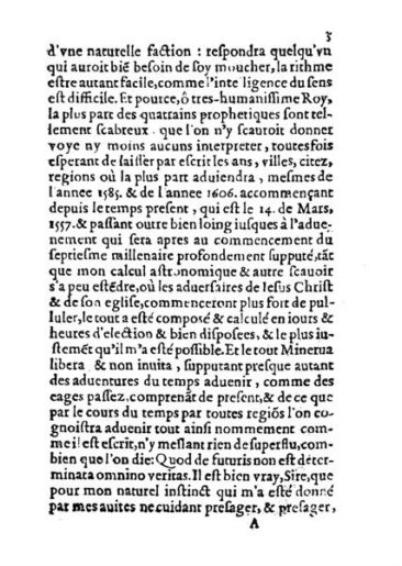 About Nostradamus prophecy