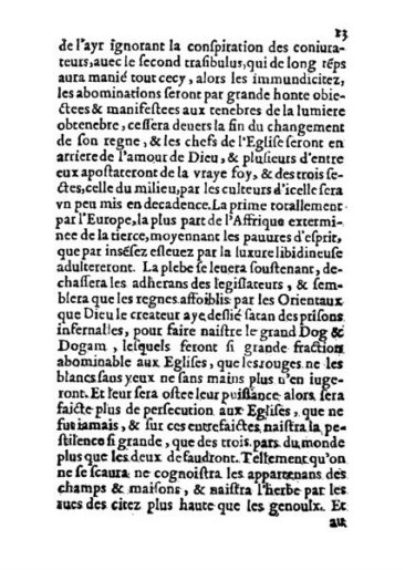 About Nostradamus prophecy