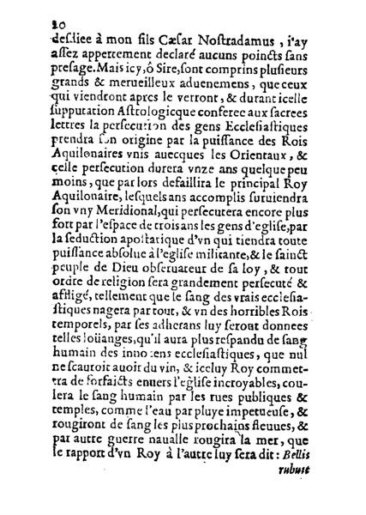 About Nostradamus prophecy