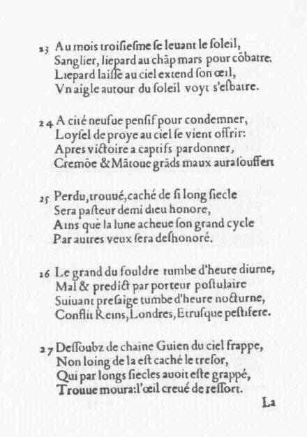 About Nostradamus Prophecy