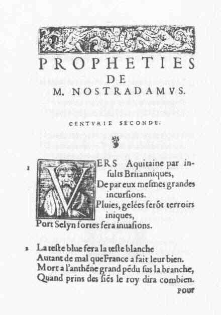 About Nostradamus Prophecy