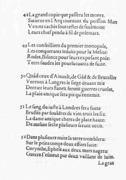 About Nostradamus Prophecy