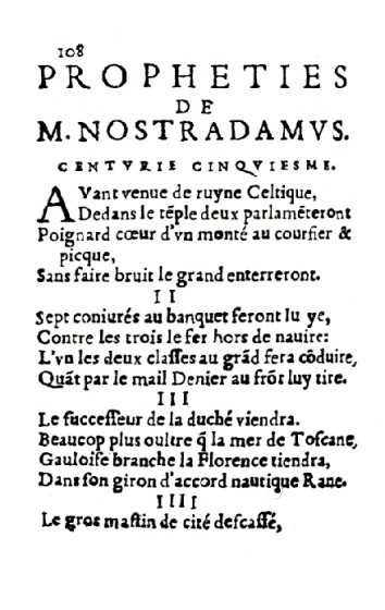 About Nostradamus Prophecy