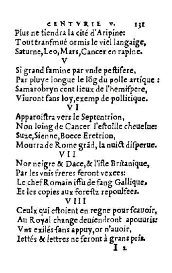 About Nostradamus Prophecy