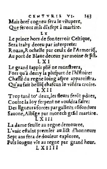 About Nostradamus Prophecy