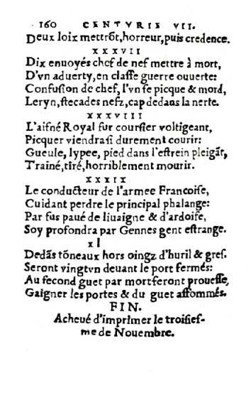About Nostradamus Prophecy