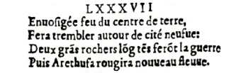 Nostradamus - Antoine du Rosne 1557